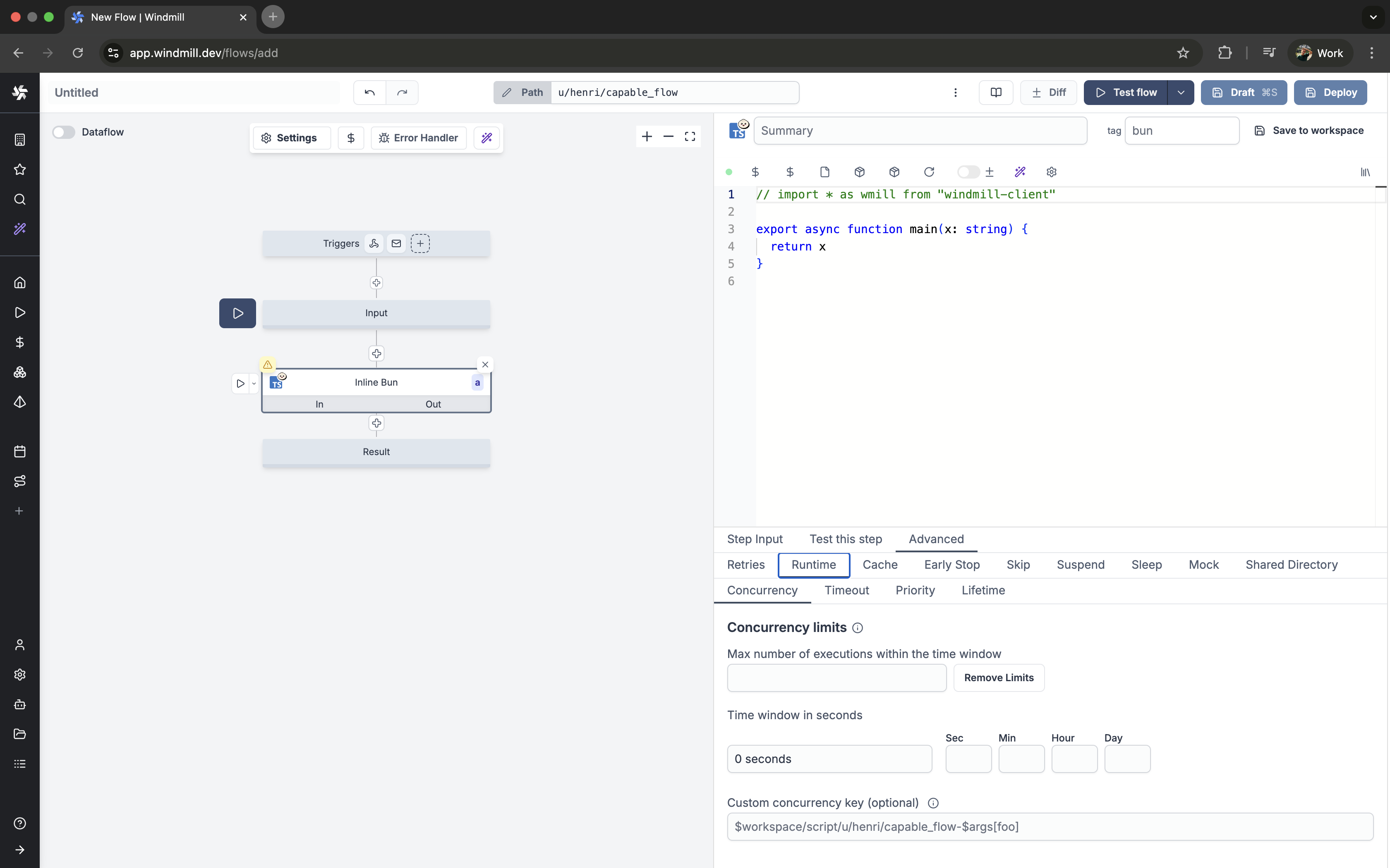 Concurrency limit Scripts within Flow Concurrency limit Scripts within Flow